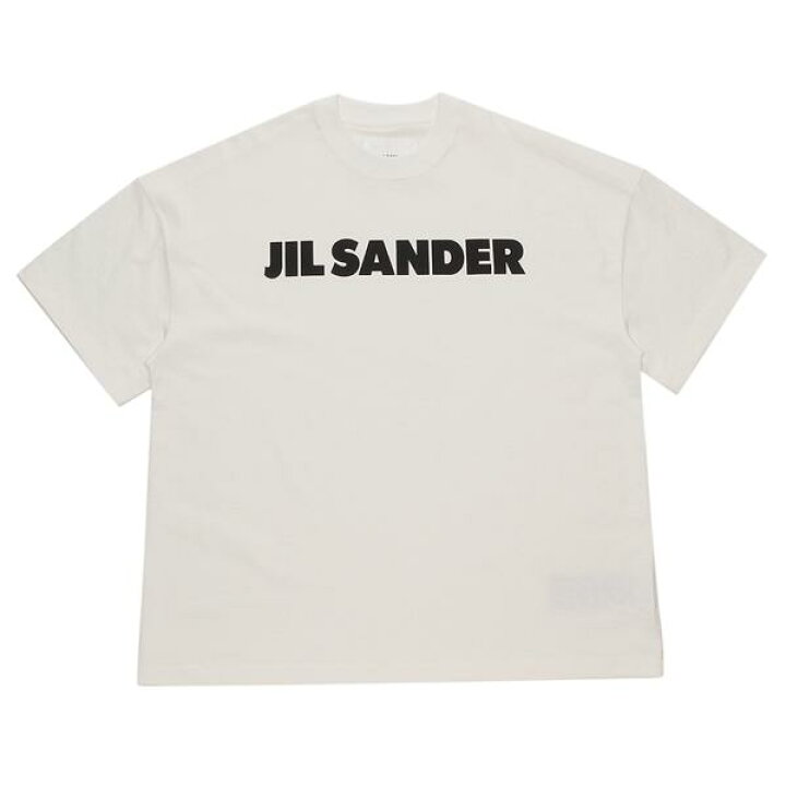 楽天市場】ジルサンダー Tシャツ カットソー ロゴTシャツ ホワイト 