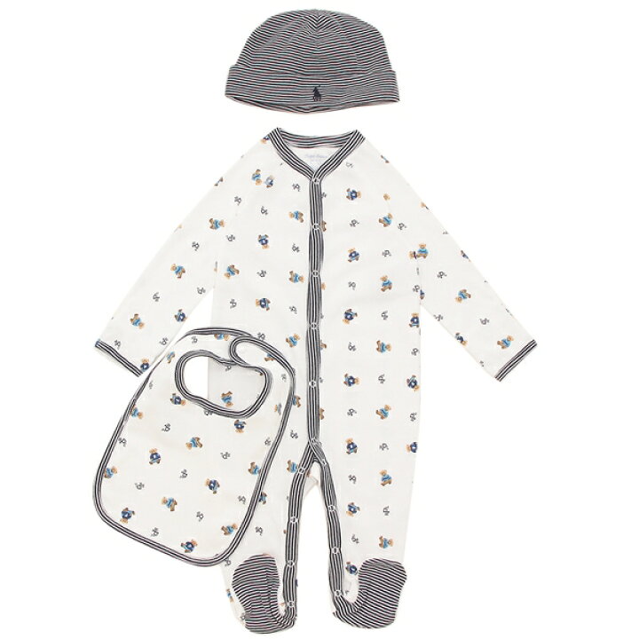 楽天市場】ポロラルフローレン ベビー用品 ベビー服 3点セット 