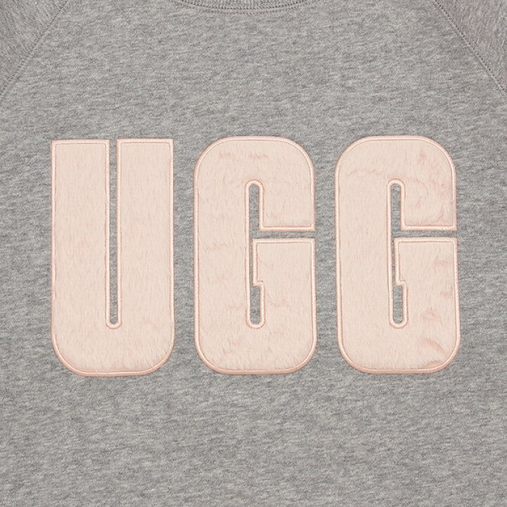 楽天市場】アグ スウェット グレー ピンク レディース UGG 1123718 