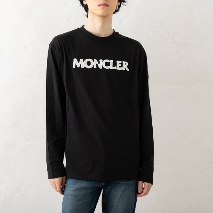 楽天市場】モンクレール Tシャツ カットソー ブラック メンズ MONCLER 