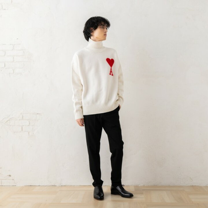 AMI ALEXANDRE MATTIUSSI] [アミパリス]ニット セーター ホワイト 
