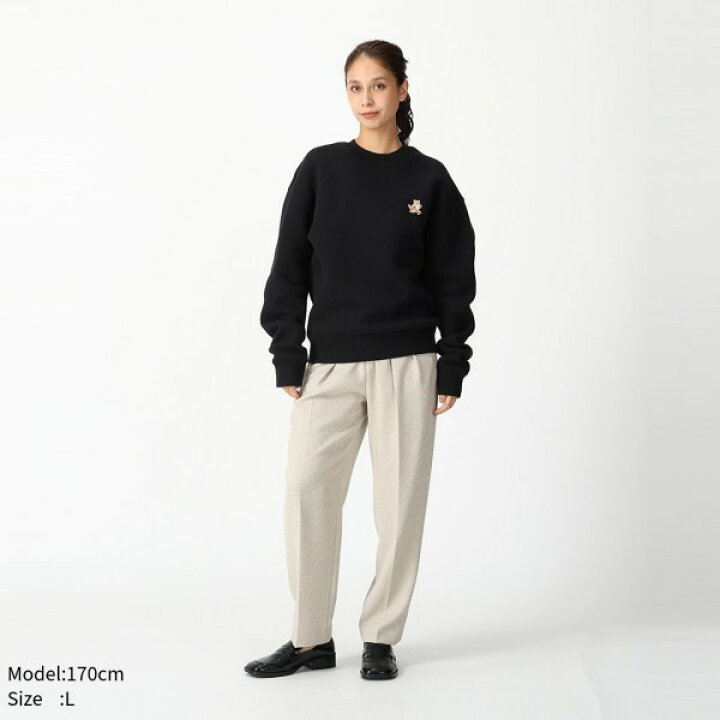 楽天市場】メゾンキツネ スウェット ブラック メンズ MAISON KITSUNE 