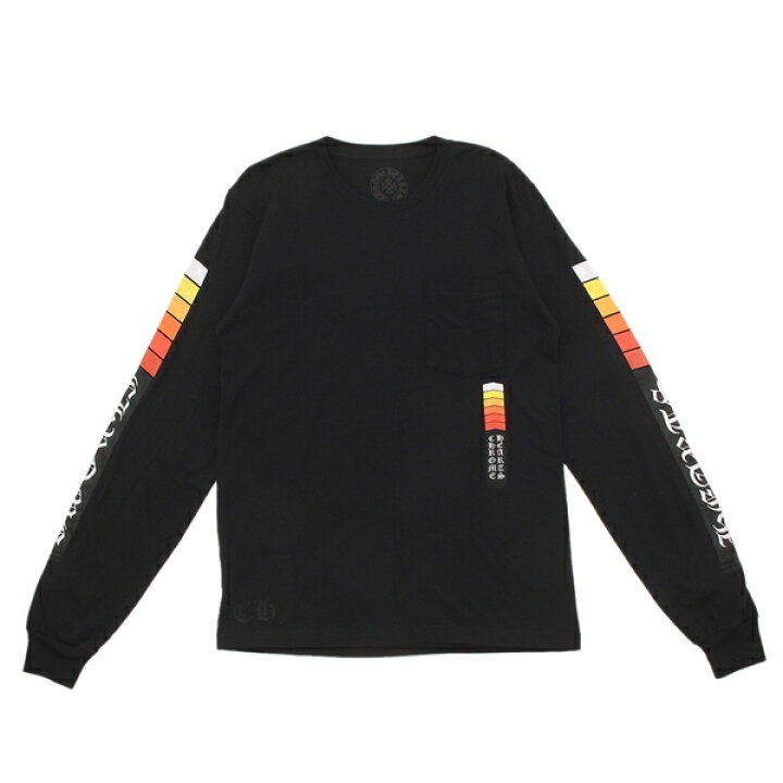クロムハーツ黒いリブ編み長袖カットソー CHROME HEARTS クロムハーツ 