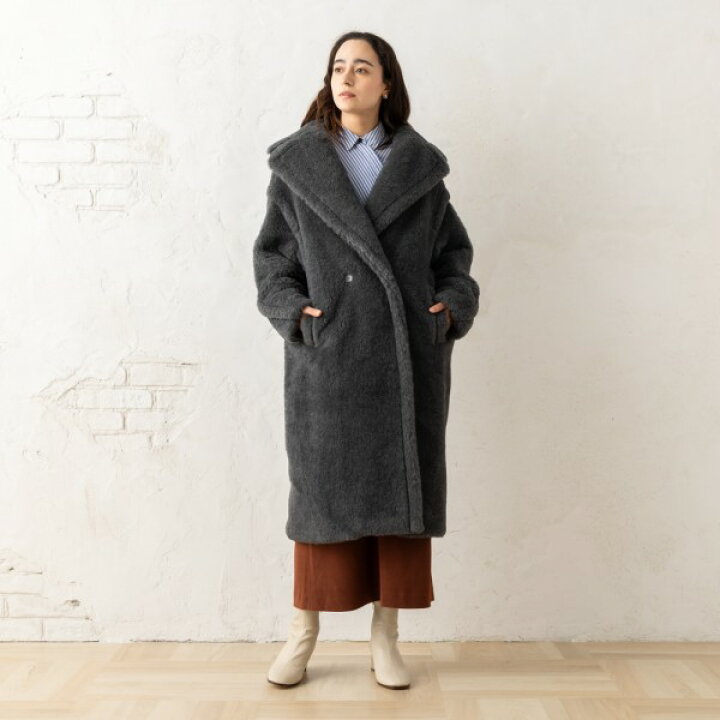 楽天市場】マックスマーラ コート テディ1 グレー レディース Max Mara 