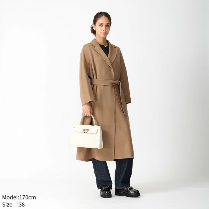 楽天市場】マックスマーラ コート エスチュリア S MAX MARA ブラウン 