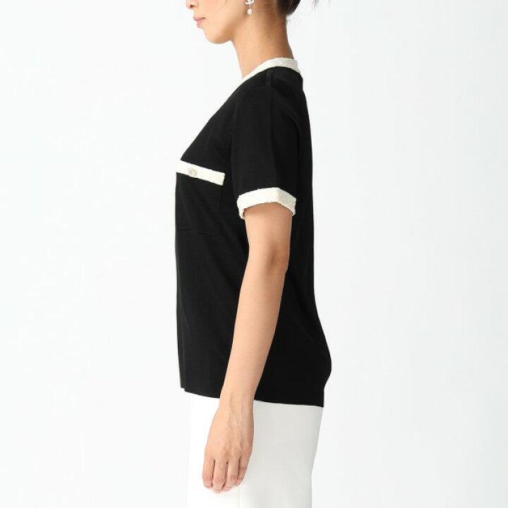 楽天市場】シャネル ニット セーター Tシャツ カットソー CCマーク 