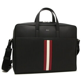 バリー ブリーフケース ビジネスバッグ ブラック レッド メンズ BALLY 6308443 I946P A4対応