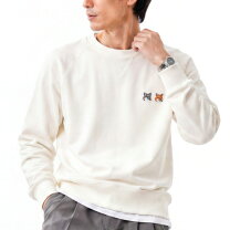 楽天市場】maison kitsune スウェット ホワイトの通販