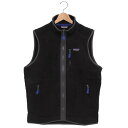 パタゴニア ブルゾン PATAGONIA メンズ レトロ パイル ベスト フリースベスト ブラック メンズ MS RETRO PILE VEST 22821 BFO