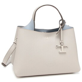 トッズ ハンドバッグ ショルダーバッグ Tタイムレス マイクロサイズ グレー ブルー レディース TOD'S XBWAPAEL000 QRI 4L15