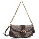 コーチ ショルダーバッグ シグネチャー ジャガード ソーホー バッグ 25 SOHO BAG 25 ブラウン レディース COACH CAN45 B4S0M