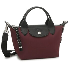 ロンシャン ハンドバッグ ショルダーバッグ プリアージュ エナジー XSサイズ ワインレッド ブラック レディース LONGCHAMP L1500 HSR 119