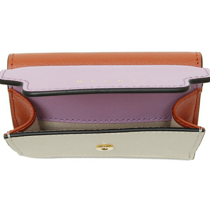 楽天市場】MARNI マルニ 三つ折り財布 トランク TRUNK TRIFOLD WALLET 
