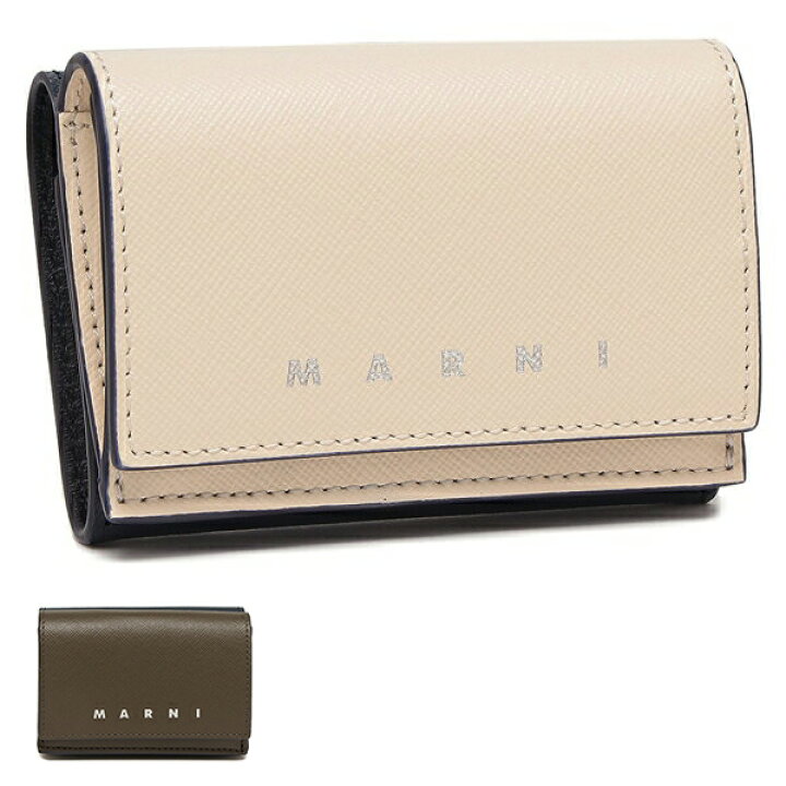 楽天市場】MARNI マルニ 三つ折り財布 トリフォールド TRIFOLD ミニ 