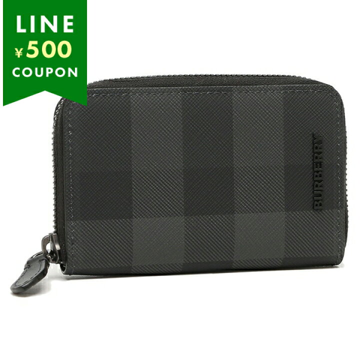 楽天市場】バーバリー 小銭入れ コインケース ミニ財布 グレー メンズ  