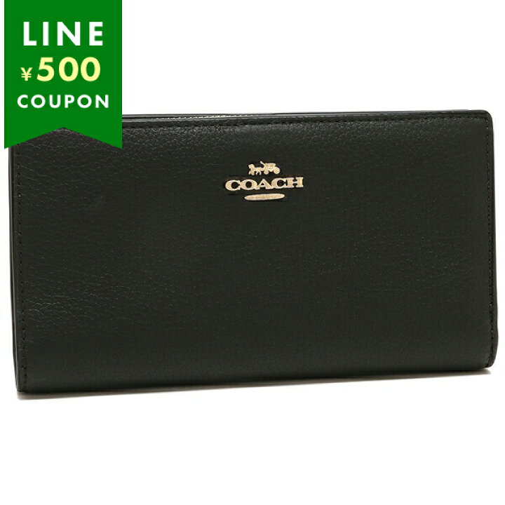 楽天市場】コーチ アウトレット 長財布 ブラック レディース COACH 