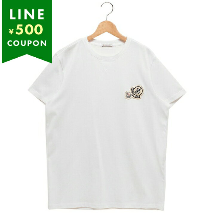 楽天市場】モンクレール Tシャツ カットソー ホワイト メンズ MONCLER  