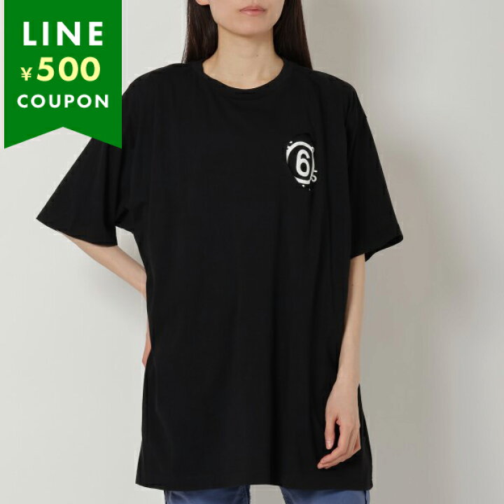 楽天市場】エムエムシックス メゾンマルジェラ Tシャツ ブラック  
