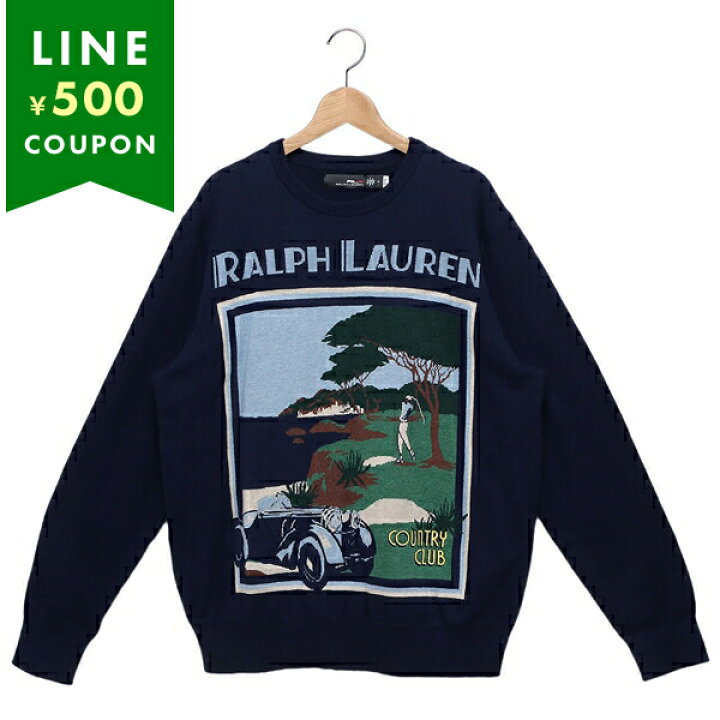 楽天市場】ポロラルフローレン ニット セーター ネイビー メンズ RALPH 