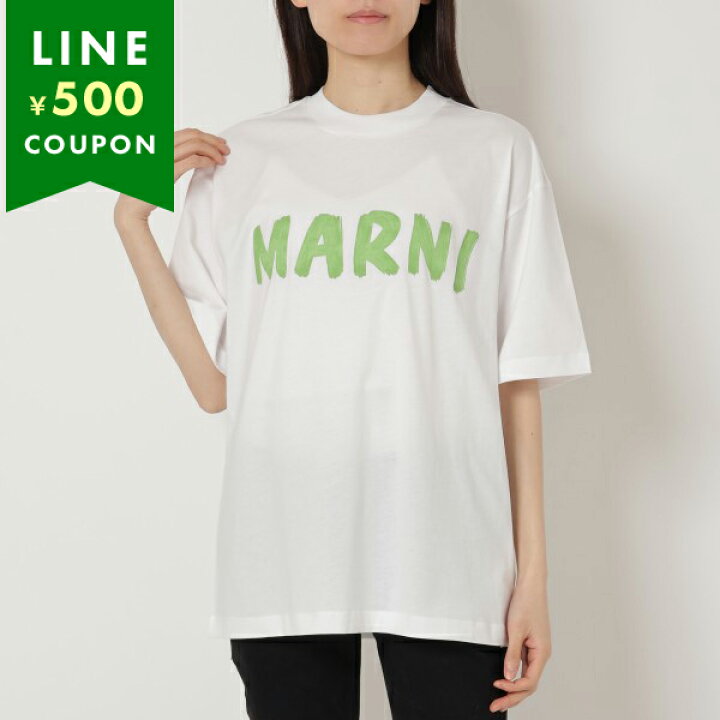 楽天市場】マルニ Tシャツ カットソー ホワイト レディース MARNI  