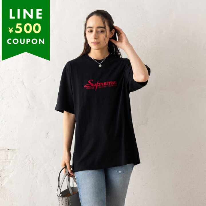 楽天市場】シュプリーム Tシャツ カットソー 半袖 ブラック メンズ 