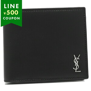 サンローラン(SAINT LAURENT) ブラック メンズ二つ折り財布 | 通販  