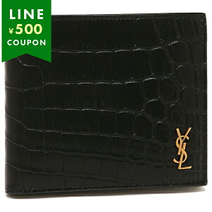 サンローラン(SAINT LAURENT) ブラック メンズ二つ折り財布 | 通販  