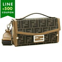 フェンディ ショルダーバッグ ソフトトランクバゲット FFロゴ ミニバッグ ブラウン メンズ レディース FENDI 7VA565 AFBV F1HRM