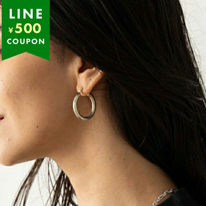 楽天市場】ジルサンダー ピアス クラシック フープピアス シルバー  