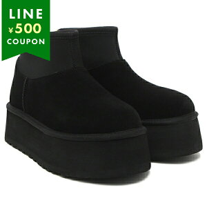 アグ ブーツ クラッシックミニディッパー 厚底 プラットフォーム 5cm ブラック レディース UGG 1168170 BLK