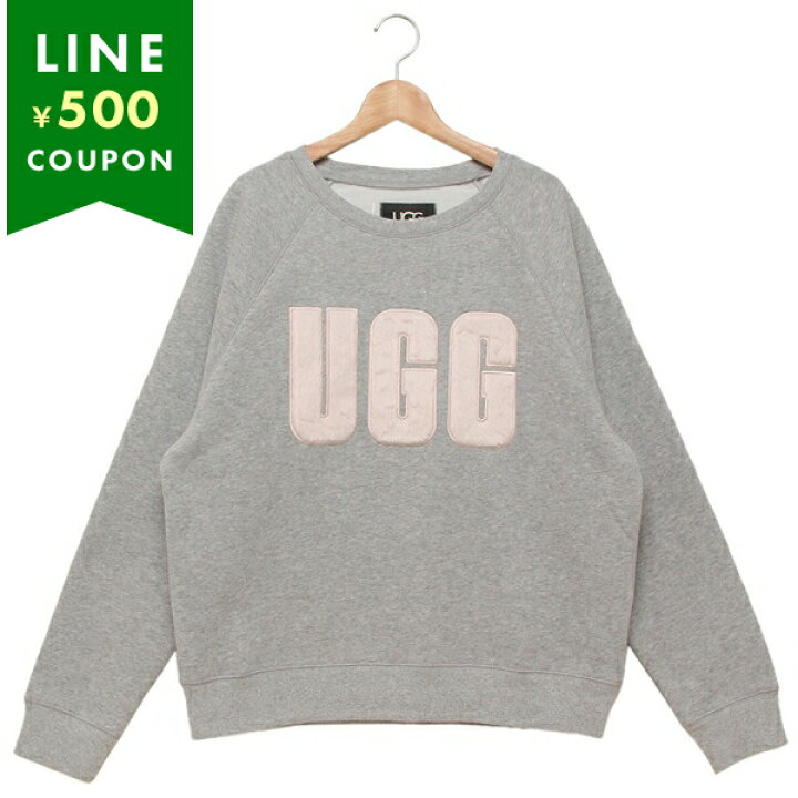 楽天市場】アグ スウェット グレー ピンク レディース UGG 1123718  