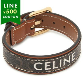 セリーヌ ブレスレット バングル トリオンフ ロゴ ブラウン レディース CELINE 46Y403TOE 04GT