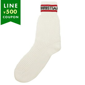クリスチャンディオール 靴下 ソックス スポーティ ロゴ ホワイト レディース Christian Dior 14SOC503 A203 485