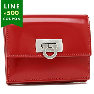 フェラガモ 二つ折り財布 ワンダ レッド レディース FERRAGAMO 220434 760660