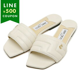 ジミーチュウ サンダル ミュール フラットシューズ ホワイト レディース JIMMY CHOO THEMIS FLAT NBA