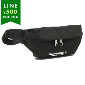 BURBERRY バーバリー ボディバッグ ウエストバッグ ソニー SONNY バムバッグ ブラック メンズ ナイロン プリント 8049095 A1189