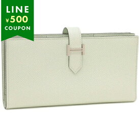 エルメス 長財布 ベアンスフレ ヴェールフィズ U刻印 グリーン レディース HERMES H039785 CK 0S