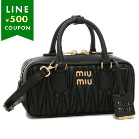 ミュウミュウ ハンドバッグ ショルダーバッグ マテラッセ ブラック レディース MIU MIU 5BB142 AN88 F0002 VOON