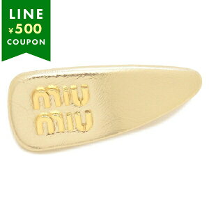 �~���E�~���E �w�A�A�N�Z�T���[ �w�A�N���b�v ���S �S�[���h ���f�B�[�X MIU MIU 5IF092 2CT4 F0846
