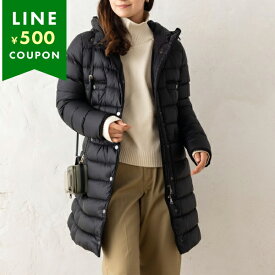 モンクレール ダウンジャケット コート イルマ ブラック レディース MONCLER 1C00025 595FE 999 HIRMA LONG COAT BLACK
