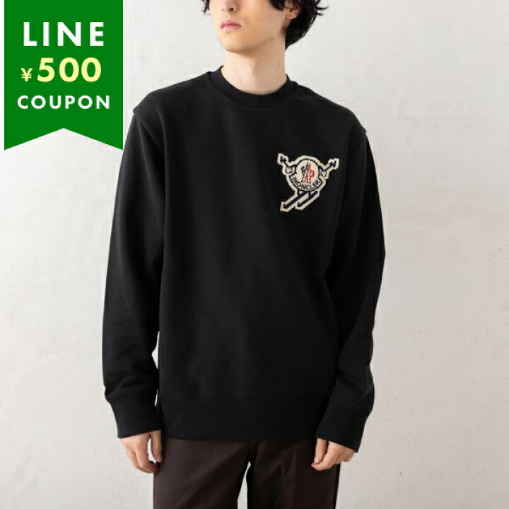 楽天市場】モンクレール スウェット ブラック メンズ MONCLER 8G00016 