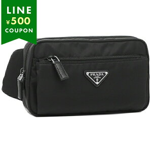 プラダ ウエストバッグ テスート ベルトバッグ ボディバッグ トライアングルロゴ ブラック メンズ レディース PRADA 2VL977 2DMG F0002 WOO