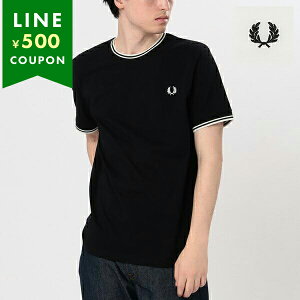 �t���b�h�y���[ T�V���c �J�b�g�\�[ �c�C�� �e�B�b�vT�V���c �N���[�l�b�N �����Y FRED PERRY M1588 TWIN TIPPED T SHIRT