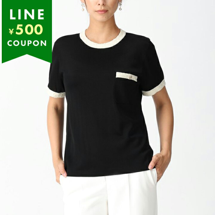 楽天市場】シャネル ニット セーター Tシャツ カットソー CCマーク 