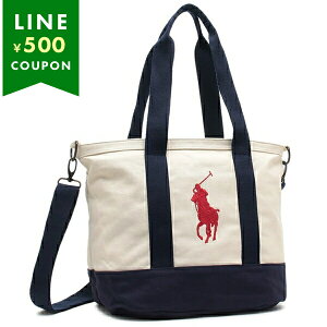 �����t���[���� �g�[�g�o�b�O BIG PONY �R�b�g���V�����_�[ �g�[�g�o�b�O �l�C�r�[ �����Y ���f�B�[�X 9RR023 BDF 9AR023 BDFRLAN POLO PLAYER TOTE WHITE NEWPORT NAVY A4�Ή�
