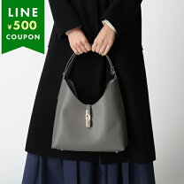 ✨美品✨フルラ FURLA グレーオーストリッチ型押しレザートートバッグ 