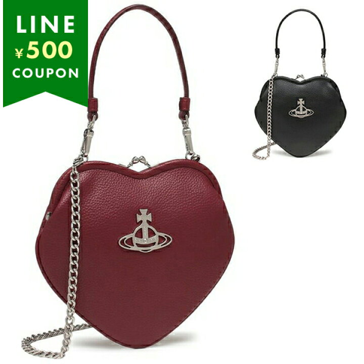 Vivienne Westwood◇ボストンバッグ/アーカイブ/ロゴ型押し/牛革/RED 