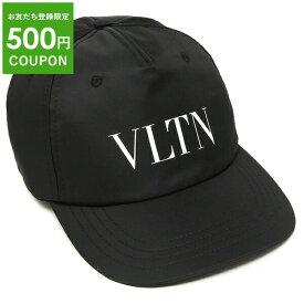 ヴァレンティノ 帽子 キャップ VLTNロゴ ベースボールキャップ ブラック メンズ VALENTINO GARAVANI 2Y2HDA10QYK 0NI