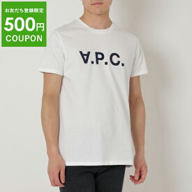アーペーセー Tシャツ 定番 トップス ホワイト メンズ APC A.P.C. COBQX H26586 IAK 売れ筋アイテム