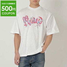 マルニ Tシャツ WHIRLプリント コットン Tシャツ 半袖Tシャツ トップス ホワイト メンズ MARNI HUMU0223PB USCV18 MWW01